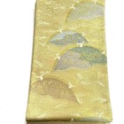 Nishijin Woven Pine And Maple Pattern Silk Obi Bag Unworn Kimono Accessory