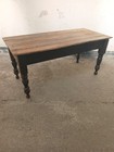 Antique Pine Farmhouse Dining Table Kitchen Table