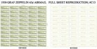 U s   c13 Graf Zeppelin Full Sheet Reproduction