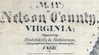 1866 Map Of Nelson County Virginia