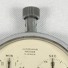 Vintage German Junghans Meister 15 Jewels Three Dial Stopwatch Rare