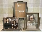 5 Vtg Art Deco Picture Frames Wood Swivel Tabletop 8  X 10  9    X 7    Tilt Lot