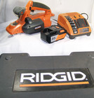 Ridgid R848 Planer Kit Planer  Hard Case  Battery And Charger