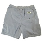 Trunks Surf And Swim Co Men   s Swim Shorts Size Xl Blue White Seersucker New