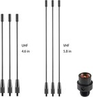 Uhf Vhf Dual Band 136-174mhz 400-470mhz Mobile Base Radio Antenna Ground    