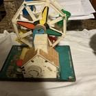 Vintage 1960s Original Fisher Price Musical Wind-up Ferris Wheel No  969 Workspa
