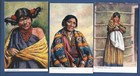 5 Vintage Postcard Tuck Oilette Indian Women Native American Navajo Moqui Apache