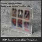 6-panel High Definition Acrylic 35-75pt Card Desktop Display Favorite Display