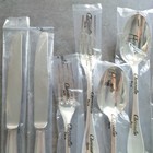 Christofle Perles Silverplate Flatware Knife Fork Spoon 10pcs Brand New