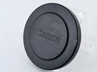     near Mint  Canon Genuine 80mm Push On Black Metal Front Lens Cap From Japan