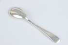 Vintage Stieff Repousse Rose Sterling Silver Sugar Spoon 6  No Monogram