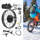 26 x4  48v Electric Bike Front Wheel Hub Motor Lcd E-bike Conversion Kit 1000w