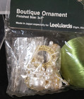 Leewards Pearls And Lace Ornament Push Pin  Beading Kit  Boutique New Old Stock