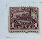 5 New Brunswick Stamps 1860-63 Scott 6-10 Ex-nm Hinged Canada