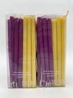 Rite Lite Chanukah Candles 13cm Candles - 45 Multi-colored Candles - Lot Of 2