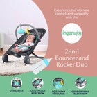 Ingenuity 2 In 1 Bouncer And Rocker Duo With Inclined Sleeper Design  used 
