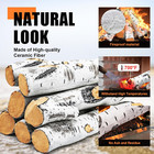 Gas Fireplace Logs  Birch Logs 7pcs Fake Fireplace Logs For Gas Fireplace Insert