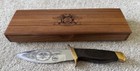 Harley-davidson Hog Member Knife With Wooden Case 1995