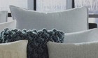 Kenneth Cole Reaction Euro Pillow Sham  Mineral In Stoney Blue Linen cotton  New