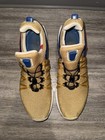 Nike Shox Gravity Men   s Low Top Mesh Lace-up Sneakers Gold Blue Red