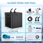 Water Chiller 1 3hp Pro Ice Bath Cooler Cold Plunge Chiller With Pump And Filter