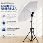 83cm White  33  Reflector Soft Umbrella Diffuser Photo Flash Lighting Freesh