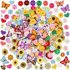  Random Iron On Patches For Clothing  120pcs 120pcs Random Flower Patches
