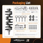 G4kj Engine Rebuild Overhaul Kit - Crankshaft Rod Timing For Hyundai Kia 2 4l