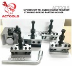 T51 Quick Change Toolpost Standard Boring Parting Holder Set 5 Pcs Usa  Actools