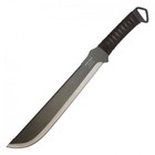 Machete   19 25  Overall Black Fixed-blade Full Tang Reverse-serrated   Sheath