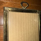 Vintage Ornate Gilt Metal Picture Frame For Pictures Size 5 1 2  By 7    Gold Tone