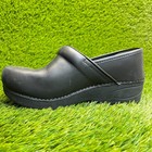 Dansko Xp 2 0 Womens Size 6 5 Black Classic Leather Professional Clogs Shoes