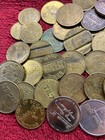 Lot Of 56 Nice Vintage Amusement Tokens Bulk 5 8 Pound  10 Oz  Collection B22