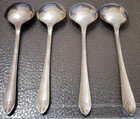 Wm Rogers Sons Is  Exquisite Round Gumbo Soup Spoons 7  Set Of 4