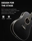 Donner 41  Acoustic Electric Guitar 4 4 Full Size Matte Panel With Strap Gig Bag