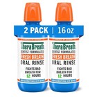 Therabreath Fresh Breath Mouthwash  Icy Mint Flavor  16 Fl Oz  pack Of 2 
