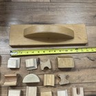 30 Piece Vintage Wooden Toy Set