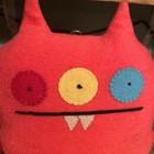 Uglydoll Langis Plush 10  Red Yellow Blue Three Eyes Stuffie Monster Toy 2011