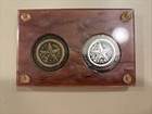 Texas Ranger Sesquicentennial  999 Silver bronze Set 1873-1973