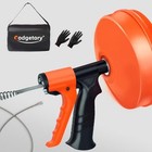 35 Ft Drain Snake Auger - Auto Feed- Flexible   Powerful Snake Drain Hair 
