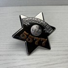 Chicago Blackinton Police Badge Plate Pin   5577