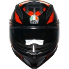 Agv Helmets K7 Helmet - Taurax - Black red - Large 2118399004-009-l