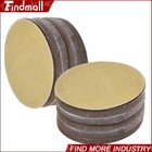 Findmall 100 Pack 5  120 Grit Hook Loop Pads Sanding Disc No-hole Sand Paper