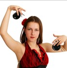 2 Pack Of Spanish Castanets Clackers Flamenco Traditional Wood - Free Shipping