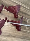 Set Of 4 Furniture Legs 5  Ornate Painted Cast Iron Tub Wood Stove Feet Salvage