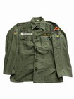 Us Army Shirt Jacket Og 107 50s Korean War Era Small 1950s Patched 7th Army