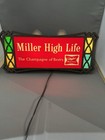 Vintage Miller High Life Illuminated Bar Sign Light Up  champagne Of Beers 