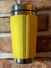 Mugzie C7 Corvette Logo     Yellow Travel Mug     Neoprene Fabric Cover