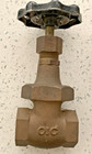 Vintage Oic 3 4  Brass Gate Valve 125 Wsp Ohio Injector Co Usa Plumbing 7108