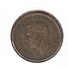 1952 Canadian Circulated George Vi   Maple Leaf One Cent Coin 